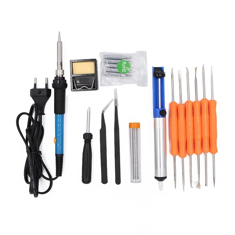 Custom 110V/220V 60W Adjustable Temperature Welding Solder Soldering Iron Tool Kit Module Manufacturer