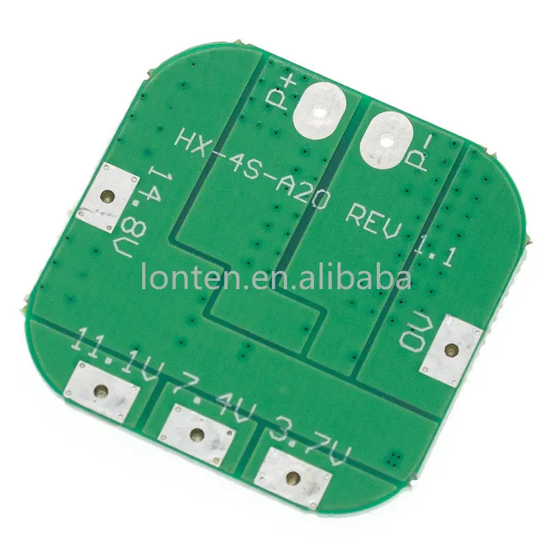Custom 4S 14.8V / 16.8V 20A Peak Li-ion BMS PCM Battery Protection Board BMS PCM for Lithium LicoO2 Limn2O4 18650 Li Battery Manufacturer