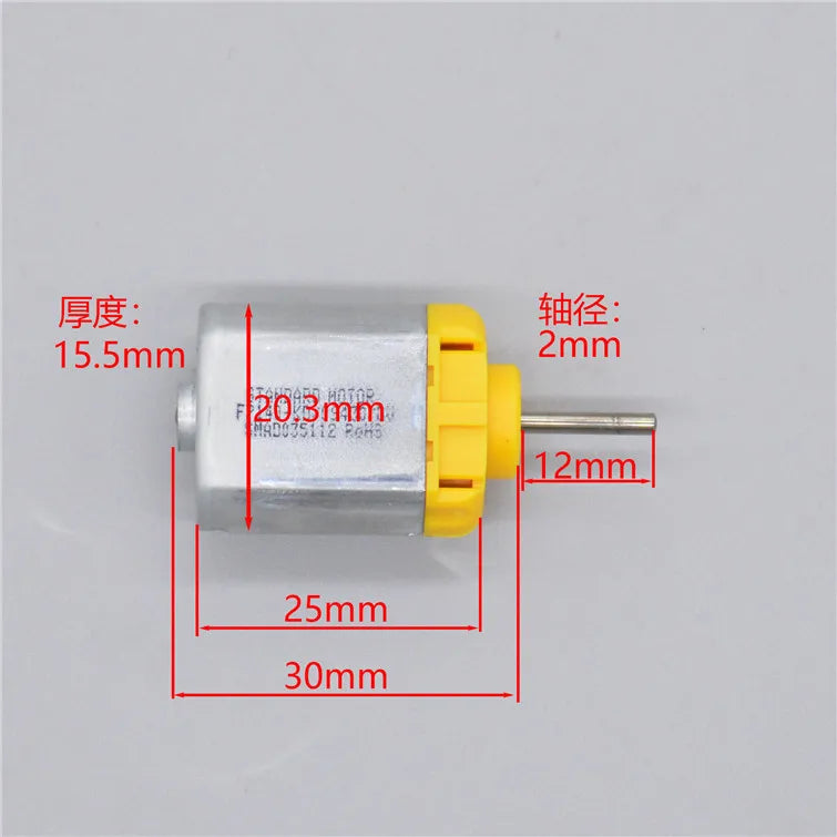 Custom Standard 140 Motor FP-140KD/09430 Carbon Brush Motor DC 12V-24V 13300RPM High Speed Rear Output Shaft for Lock of Car Manufacturer