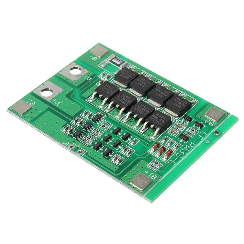 Custom 3S 24A Li-ion Lithium Battery 3.7V 18650 Charger Batteries Protection Board Green Module Manufacturer