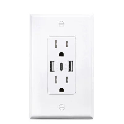 Custom smart home Smart Life 15a Usa Electrical Sockets Usb Smart  wifi smart socket Manufacturer