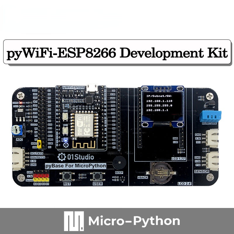 Custom PCB oem pcba assembly pyWiFi- ESP8266 Development Demo Embedded Board MicroPython IOT WiFi Programming Develop Wireless