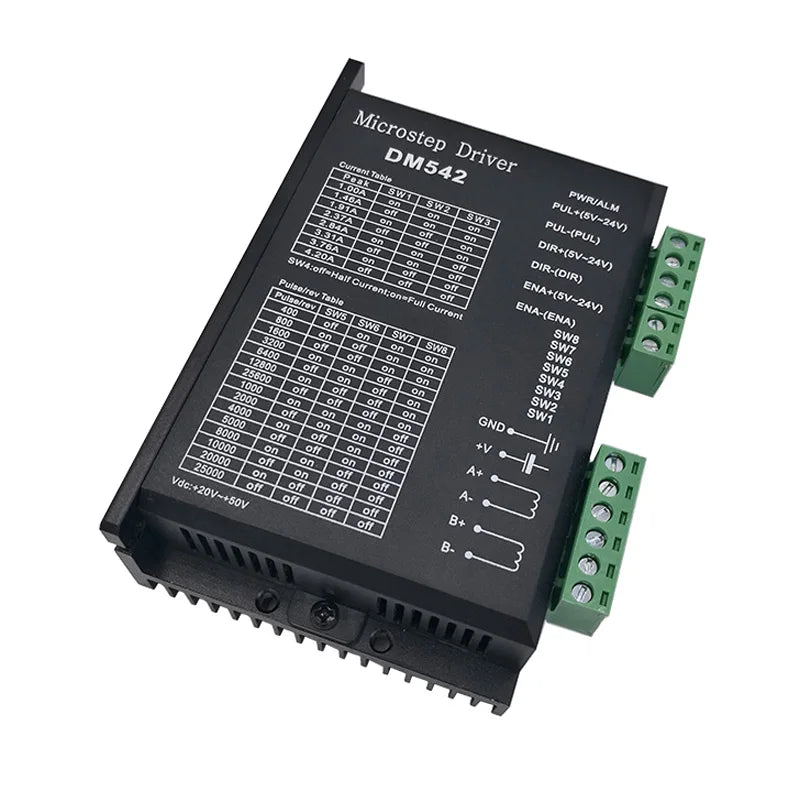 Custom DM542 Stepper Motor Controller For 57 86 Series 2-phase Stepper Motor Driver 18-48 VDC Nema17 Nema23 Manufacturer