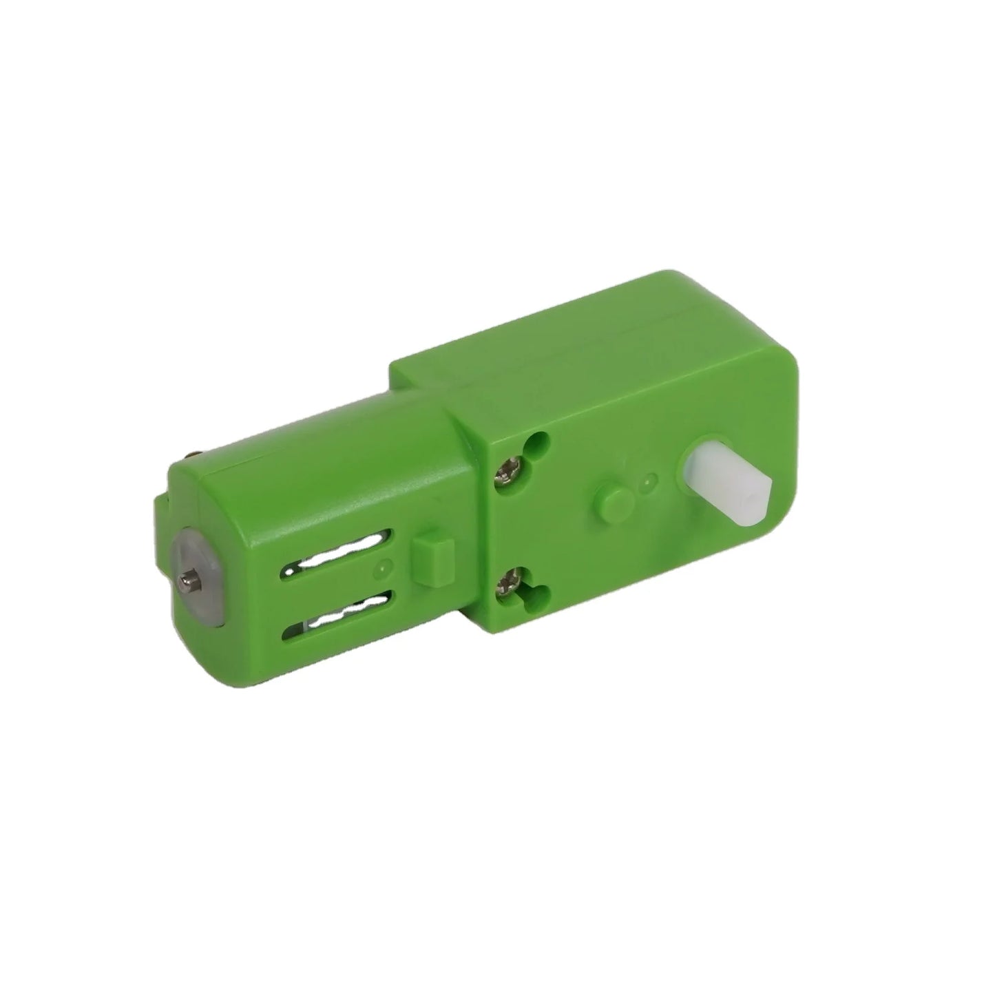 Custom Robot reduction motor plastic gear motor green and yellow TT tooth box brush DC motor Manufacturer