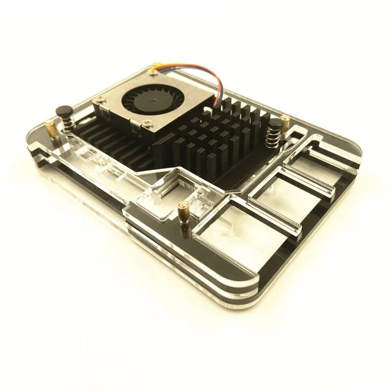 Custom Newest For Raspberry Pi 5 Case Transparent Shell Optional Cooling Fan for for Raspberry Pi 5 Acrylic enclosure 5B505 Manufacturer