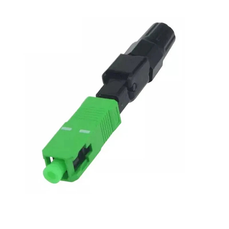 Custom High Quality 50PCS SC APC fiber optic SC APC Single-mode Fast connector SC APC FTTH Fiber Optic quick Connector Manufacturer