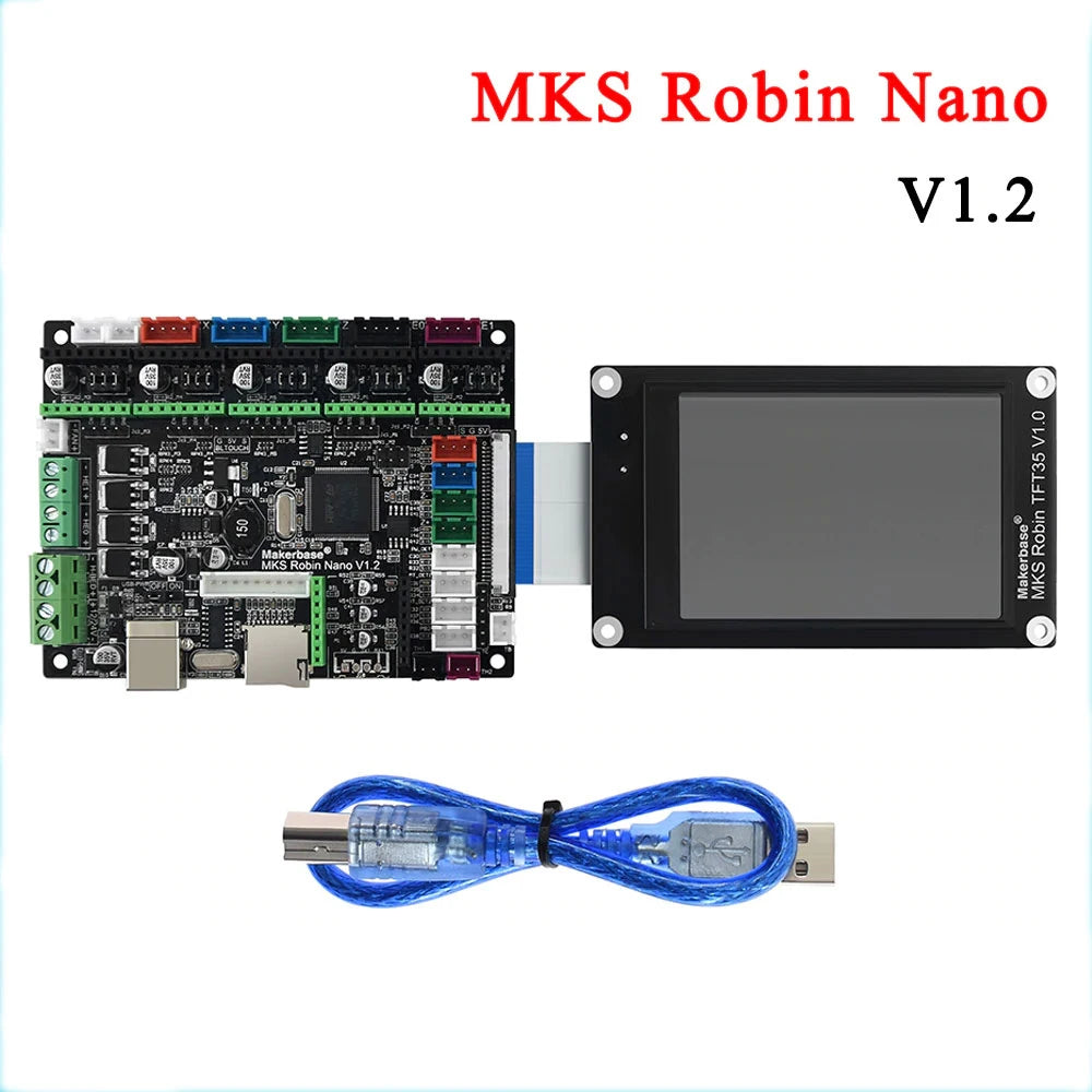 Custom MKS 3D printer board STM32 MKS Robin Nano board V1.2 Hardware open source (support Marlin2.0) Support with 3.5 inch touch screen Manufacturer
