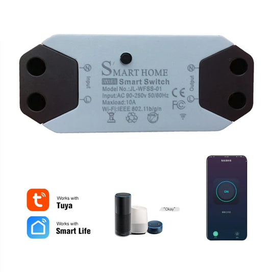 Custom Lonten New Smart WiFi DIY Switch Support Tuya/Smart Life Smart Home Switch Module Compatible With Alexa Amazon Google Home Assis Manufacturer