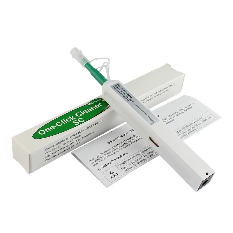 Custom Fiber Cleaner Open Optic Fiber Cleaner Fiber Optic One-Click Cleaner Fiber Screen Cleaner 2.5mm (SC,ST,FC)800+ cleanings Manufacturer