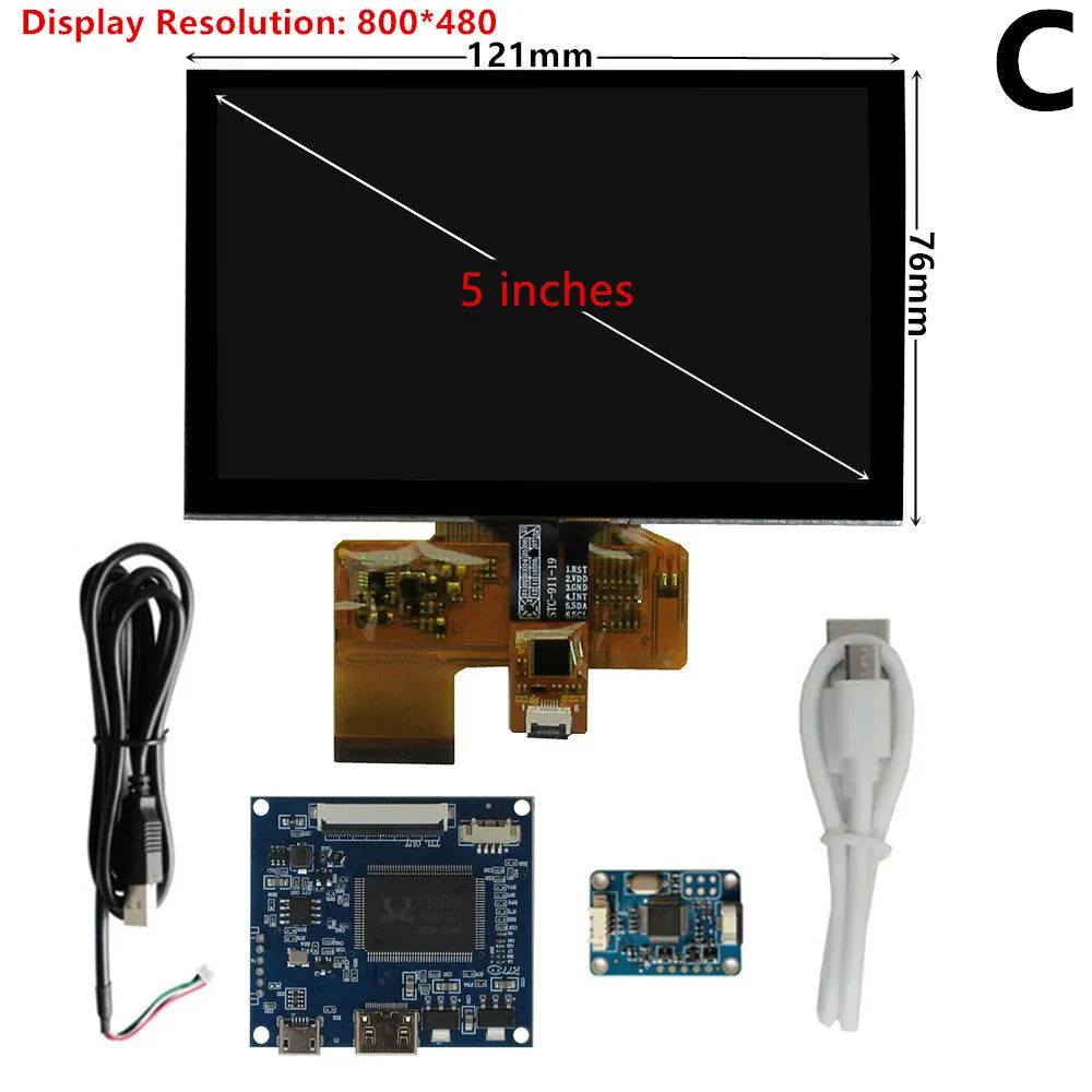 Custom 3.5/4.3/5/6.5/7/8/9/10.1 Inch Multipurpose Portable LCD Display Screen Monitor Driver Control Board Digitizer Touchscreen Manufacturer