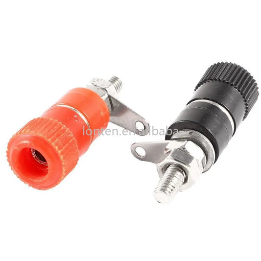 Custom Custom 50 PCS Nickel Plated Binding Post Amplifier Speaker Terminal Cable Power Test Probes for 4mm Banana Blug Manufacturer