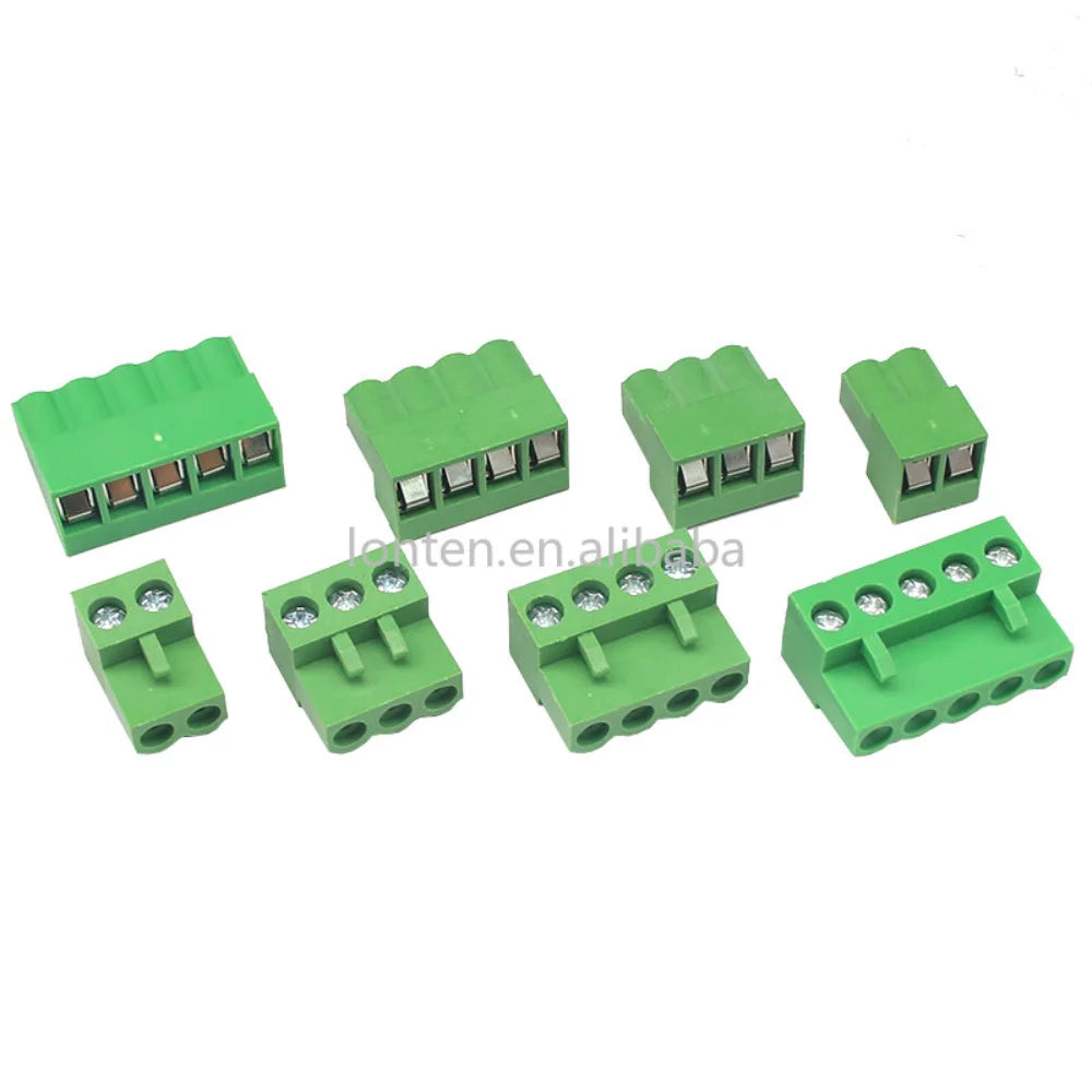 Custom HT5.08 2P/3P/4P/5P6P/8P/10P Pluggable Through Hole Terminal 300V 10A HT 5.08mm Pitch PCB Connector Screw Terminal Block Manufacturer