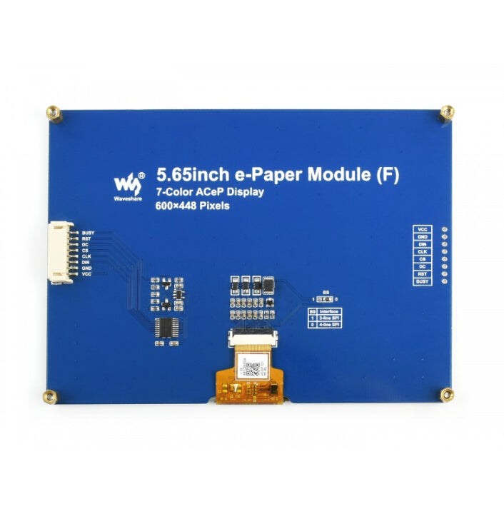 5.65inch ACeP 7-Color E-Paper E-Ink Display Module, 600x448 Pixels Custom PCB air cooler pcba