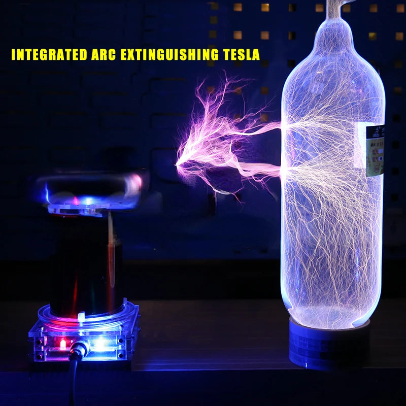 Custom New Music Tesla coil SSTC product high-frequency generator ignition lightning model  Integrated arc extinguishing tesla 20cm Manufacturer
