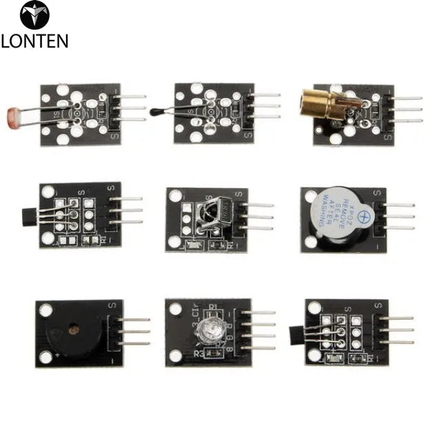 Custom Lonten 37 In 1 Sensor Module Upgraded Version Kit With Electronic Components resistors LEDs For arduinos Manufacturer