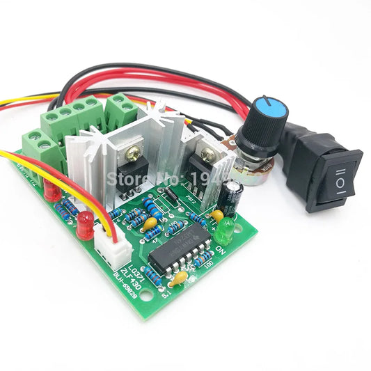 Custom 10V 12V 24V 36V PWM DC controller with Positive inversion switch PWM DC controller for DC motor speed controller 150W Manufacturer