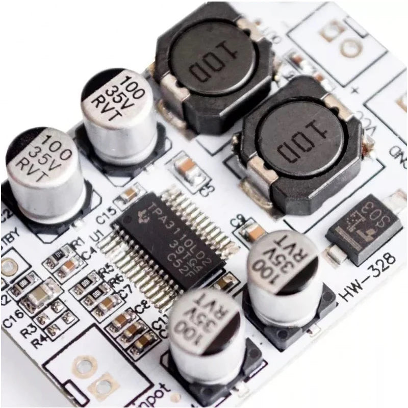 Custom 30W TPA3110 Mono PBTL Digital Power Amplifier Board TPA3110 DIY Bookshelf Speaker Class D Small Amplifiers pcb assembly Manufacturer