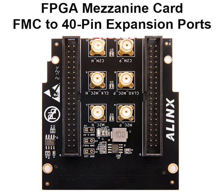 Custom FL1010: FMC LPC Interface to 40-Pin Expansion Ports Interface Adapter Board  FMC Daughter Board for FPGA Board Custom PCB
