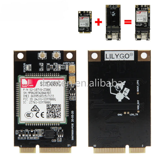 Custom TTGO T-PCIE SIM7000G SIM7000A SIM7000E SIM7000JC Wireless Module ESP32 WIFI BT Composable Development Board Manufacturer