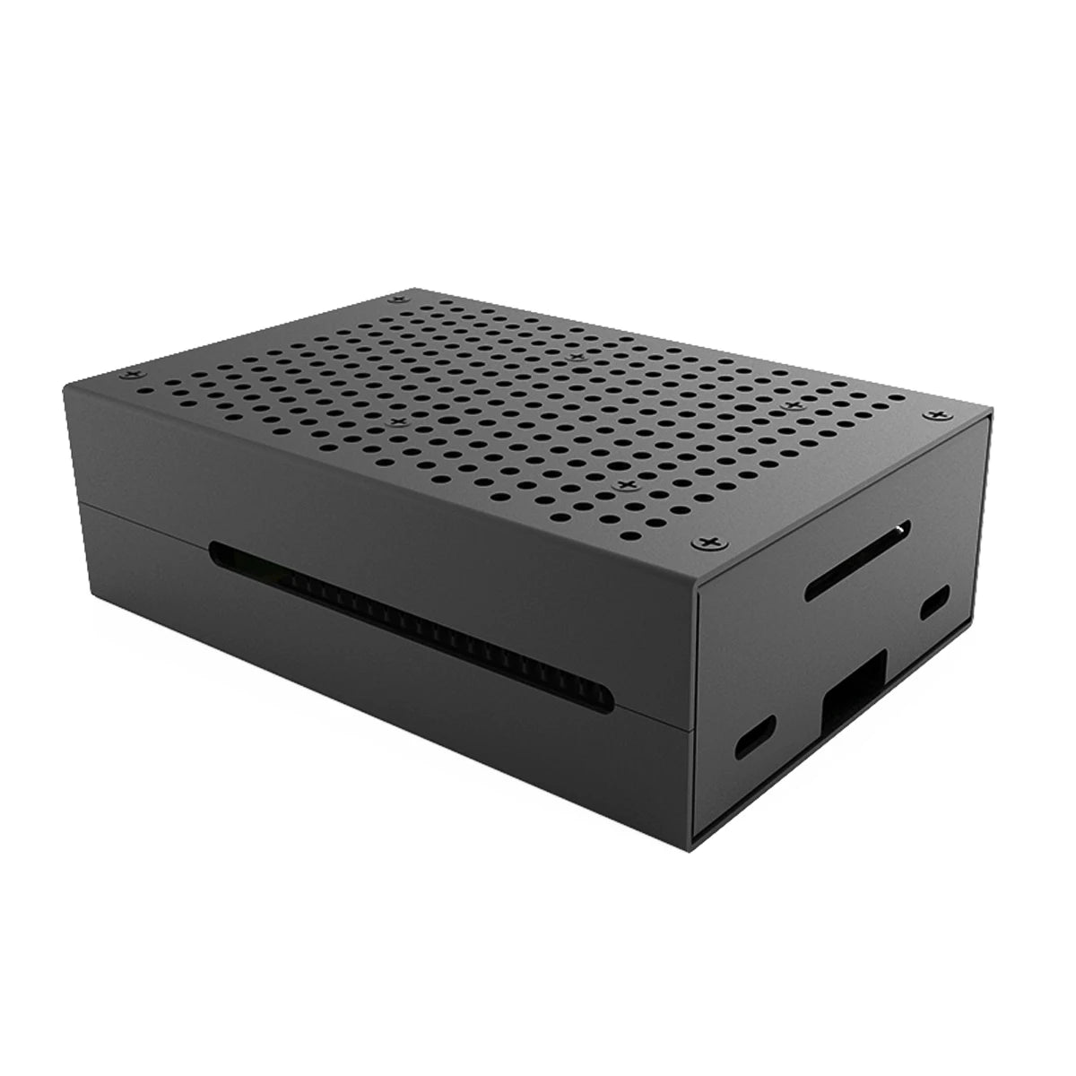 Custom Lonten Newest New Aluminum Case Enclosure Shell  Fan cooled For Raspberry Pi 4 Manufacturer