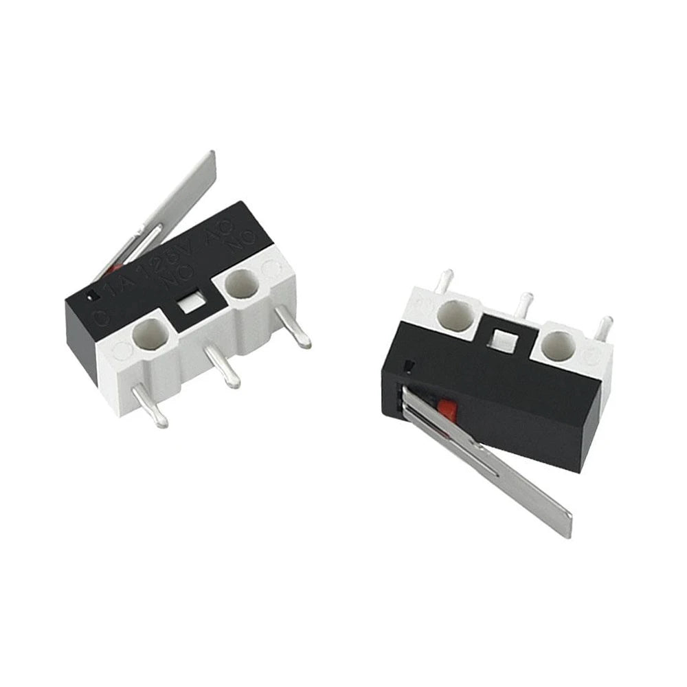 Custom 10pcs Limit Micro Switch 1A 125V AC Mouse Switch Side Button Momentary Micro Limit Switch for I3 Delta for Makerbot MK7/MK8 Manufacturer