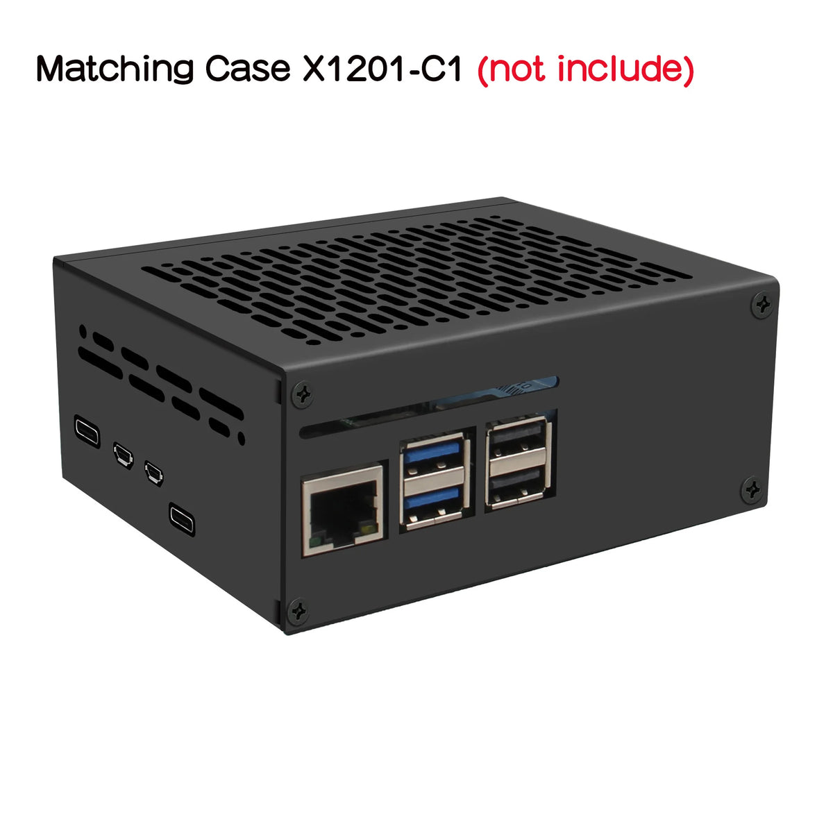 Custom  Raspberry Pi 5 18650 UPS, X1201 V1.1 Power Management Board with Auto Power On for Pi 5