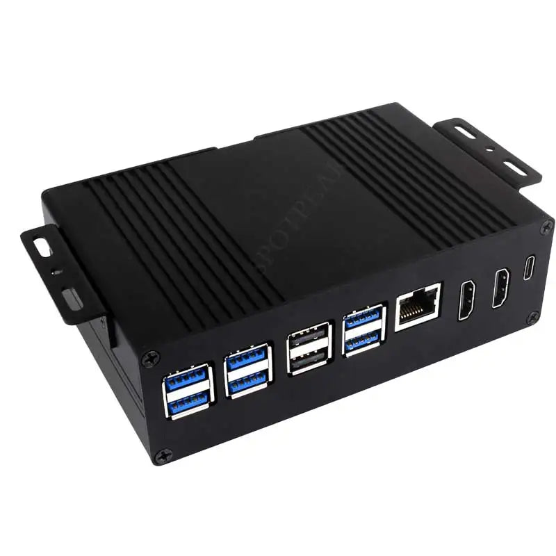 Raspberry Pi 5 Module-BOX-B Box Case Kit-PCIe to USB3.2 Hub with All Ports to Pi's USB Side