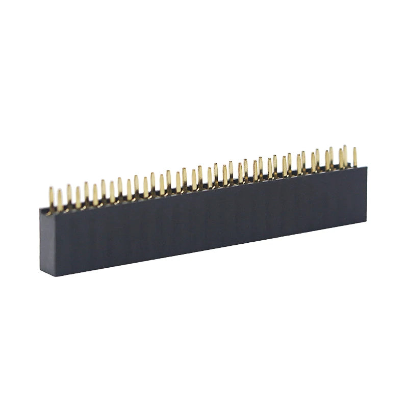 Caturda Raspberry Pi 20-Pin Double Row Straight Header Strip IDC PCB Connector for Raspberry Pi 5/4B/3B+/3B/Zero W/