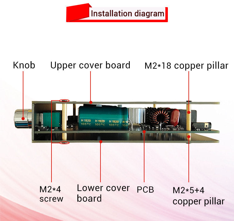 TDA7498E 2*160W+220W Power Amplifier Board 2.1 Channel Class D Theater Audio Stereo Equalizer Subwoofer Amp  pcb assembly customize