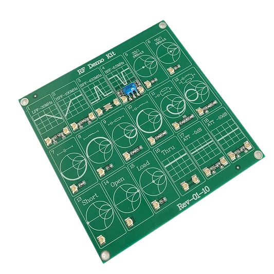 Custom RF Test board Vector Network Test Filter / Attenuator RF Demo Kit For NanoVNA-F with 2 cables Manufacturer