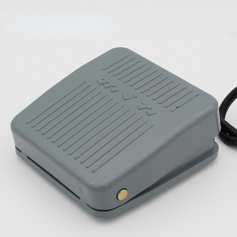 Custom Promotion! 0-400V Footswitch Foot Momentary Control Switch Electric Power Pedal SPDT Grey Manufacturer