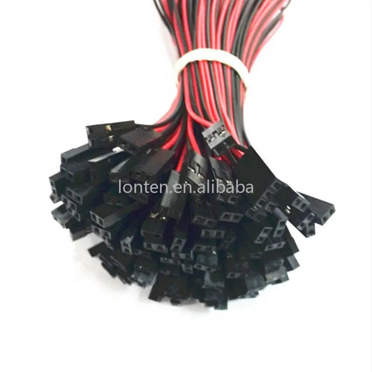 Custom 20pcs/lot 2P Dupont Cable 2 Pin Female Jumper Connector Wire For 3D Printer 20CM/30CM Length Manufacturer