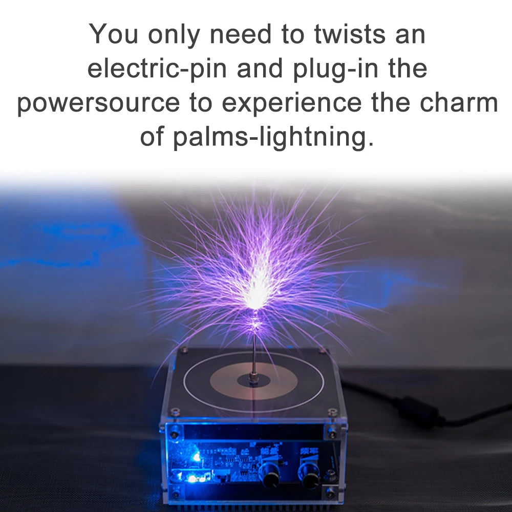 Custom Multifunctional Electronics Audio Music Sound Solid Science Experimental Toy BT Tesla Coil Module Plasma Speaker Accessories Manufacturer