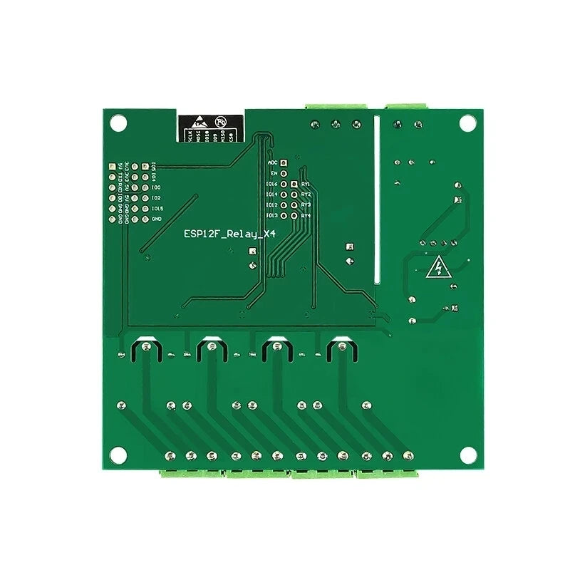 Custom AC/DC Power Supply ESP8266 Wireless WIFI 4 Channel Relay Module ESP-12F Wifi Development Board for Arduino AC90-250V/DC7-30V/5V Manufacturer