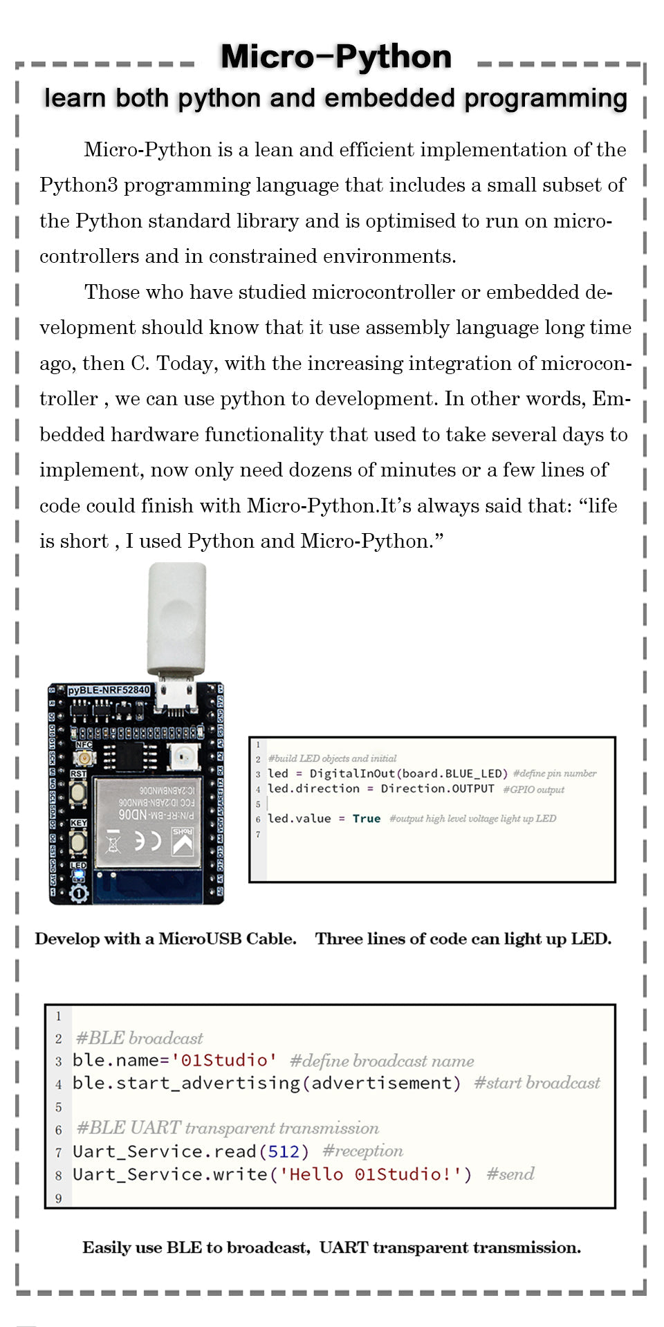 Custom PCB pcb circuit board pcba  pyBLE-NRF52840  Module Development Demo Board drivers and pcba for led light