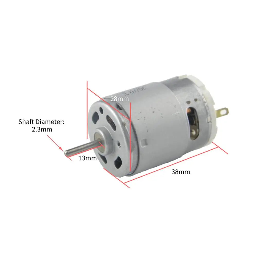 Custom Mini Electric 380 Motor Mini DC Motor High Torque for DIY Hobby Toy Cars DIY Electric Screwdriver Drill Tools Manufacturer