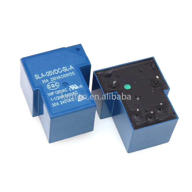 Custom Custom 2PCS/lot Power Relay SLA-05VDC-SL-A SLA-12VDC-SL-A SLA-24VDC-SL-A SLA-48VDC-SL-A 5V 12V 24V 48V 30A 5PIN T90 Manufacturer