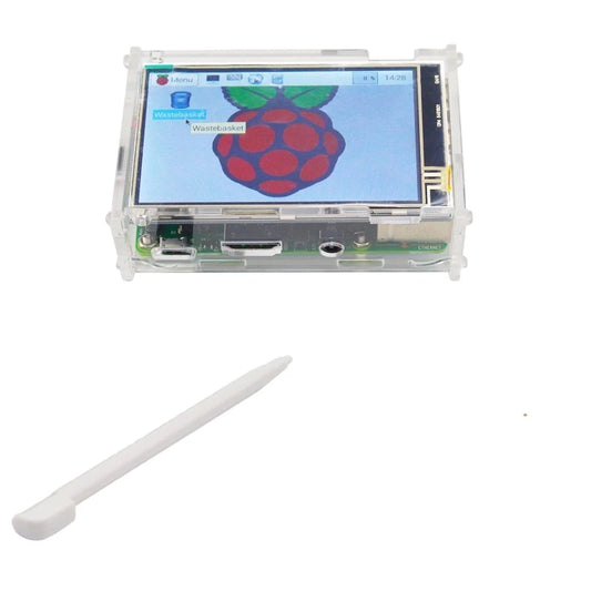 Custom Custom Lonten Raspberry Pi 3.5 Inch TFT Touch Screen 320x480 Lcd Screen + Acrylic Case + 3 x Heat Sinks for Raspberry Pi 3B+/3/2 Manufacturer