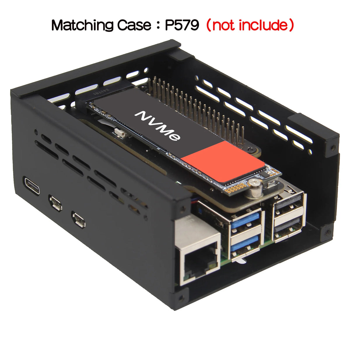 Custom  X1015 PCIe to M.2 Key-M NVMe SSD for Raspberry Pi 5