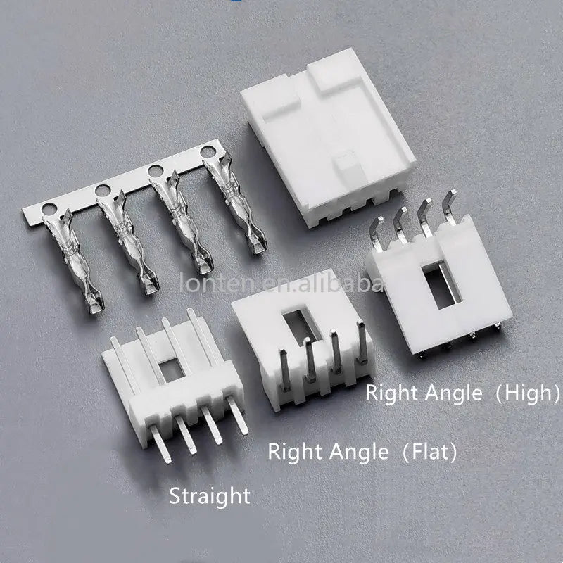 Custom Custom 10pcs Mini 4P Connector Floppy Power Supply Jack 2.54mm Pitch Housing Straight Right Angle Socket Housing Terminals Manufacturer