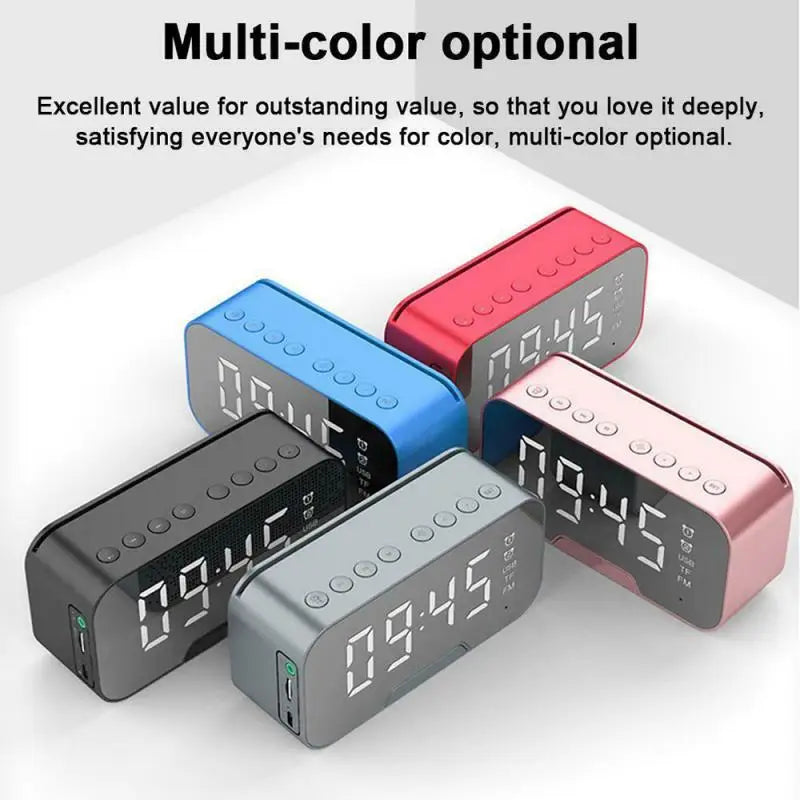 Custom Lonten LED Dual Alarm Clock Digital Clock Wireless Speakers Support Alarm  FM Radio/ TF Card /Hands- Calling Manufacturer
