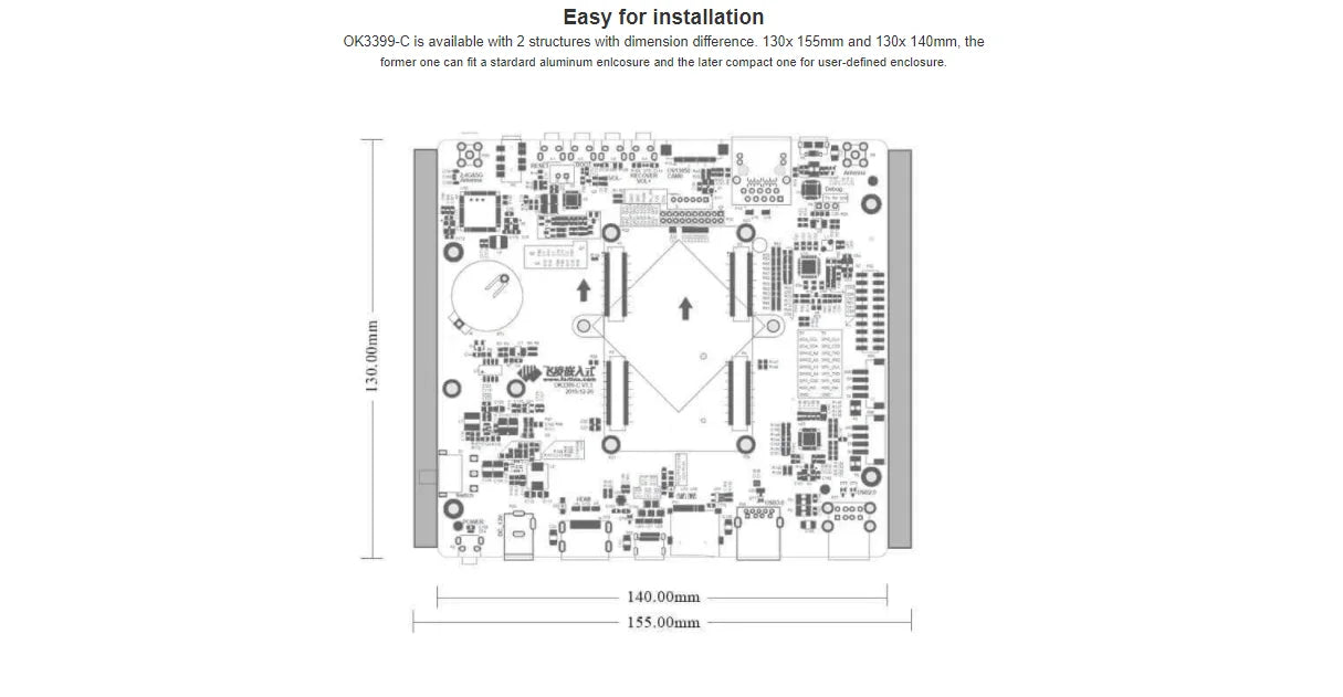 Custom Custom PCB shenzhen pcba manufacture FET3399-C System on Module(Rockchip RK3399 SoC) pcba circuit board macke Manufacturer