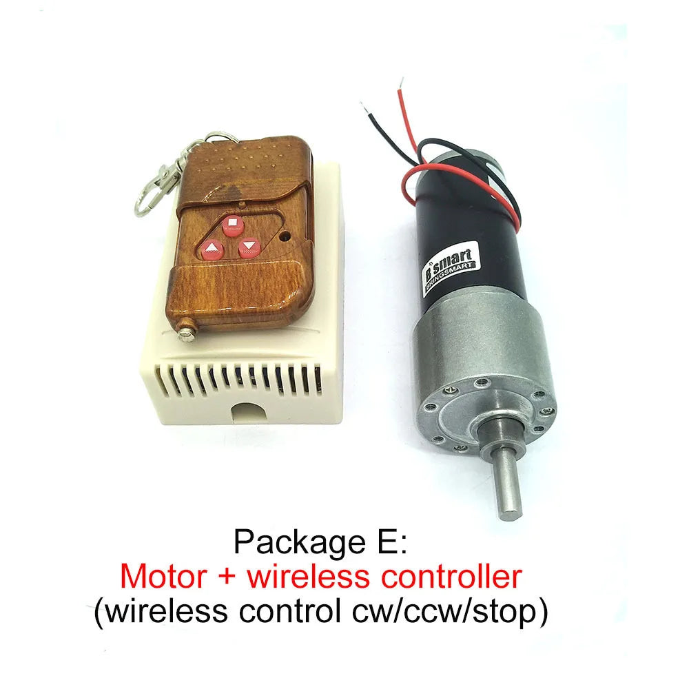 Custom JGB37-3157 Micro DC deceleration 12V 24V small motor steel tube motor high torque reversible gear motor Manufacturer