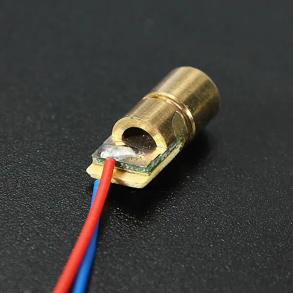 Custom 100Pcs/lot DC 5V laser head laser diode dotted copper semiconductor laser tube 6MM outer diameter Module Manufacturer