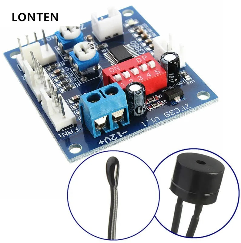 Custom Lonten DC 12V PWM PC CPU Fan Temperature Control Speed Controller CPU High-Temp Alarm Manufacturer