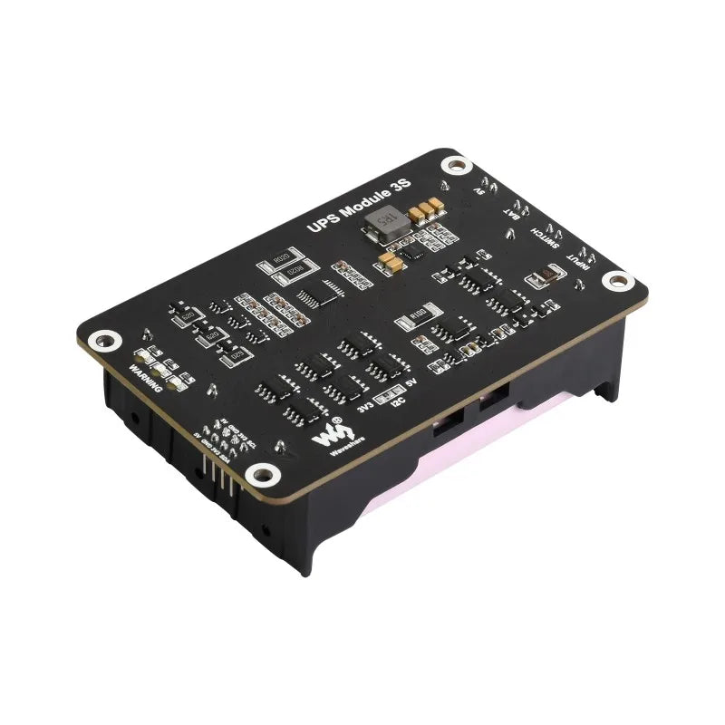 Raspberry Pi 5 UPS HAT Supports 18650 Li Battery 5V Uninterruptible Power Supply Via I2C Bus for Pi 4 Model B
