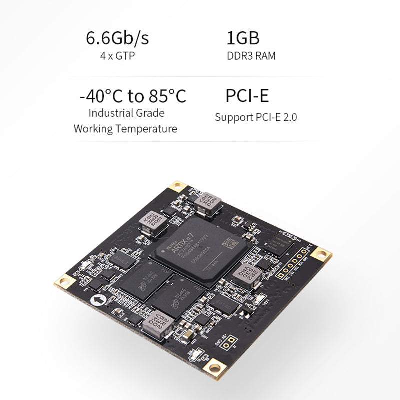 SoMs AC7A035 AC7A200: XILINX Artix-7 200T/100T/35T FPGA Core Board Industrial Grade Module  Custom PCB ethernet switch pcba customize