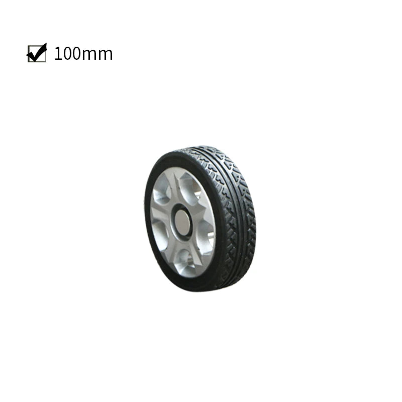 Custom PCBA Solid Rubber Load-bearing Wheel Active Wheel Intelligent Small Wheel Driving tire Unmanned Vehicle AGV No Inflation Manufacturer