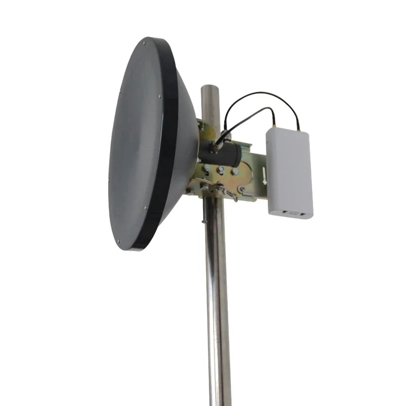 Custom dual polarization Parabolic Dish Antenna Long Range 20km wifi 23dBi Manufacturer