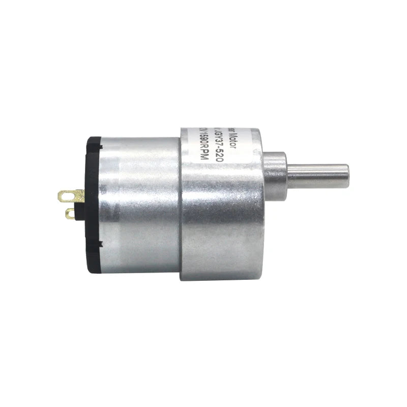 Custom JGB37-520 12V 24V High Torque Gear Box Electric Motor New Gearmotor 5/10/20/30/45/60/100/200/300/600rpm Manufacturer